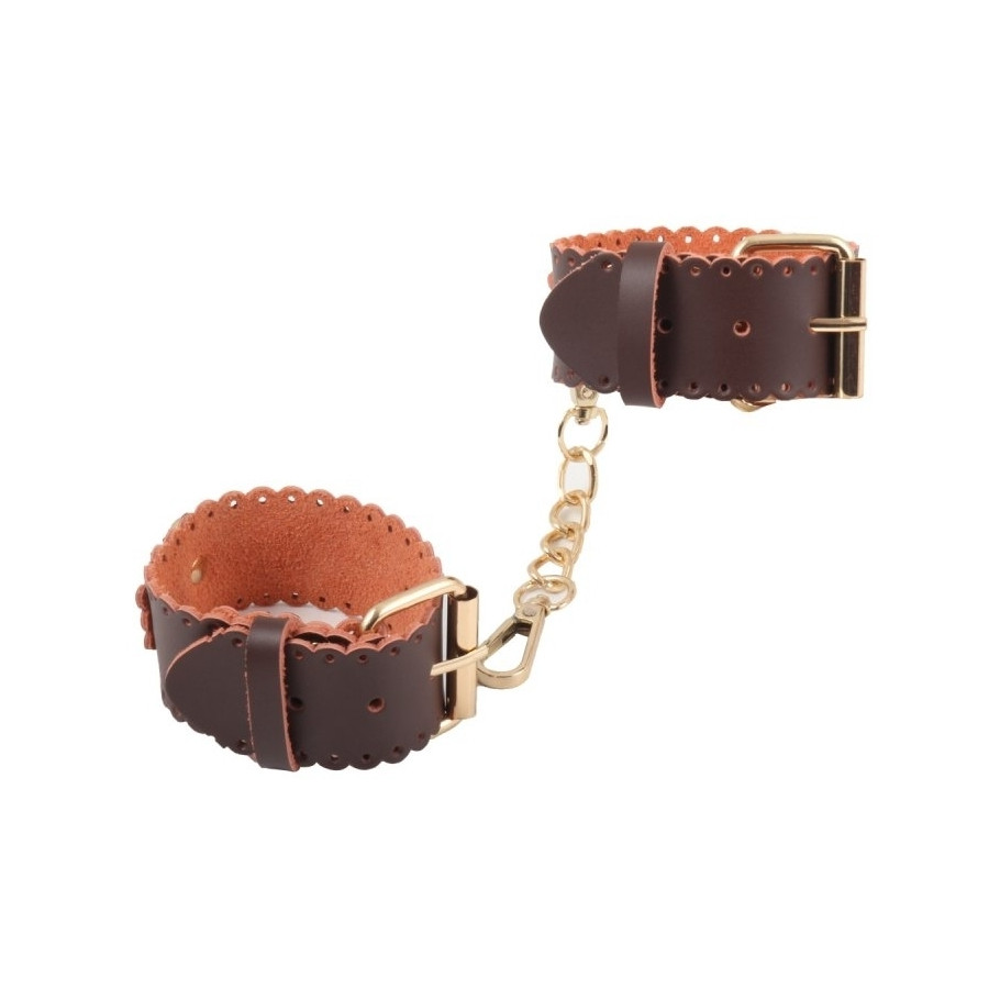 Brown Real Leather Bondage Kit