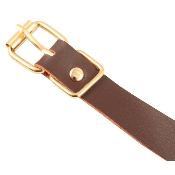 Brown Real Leather Bondage Kit