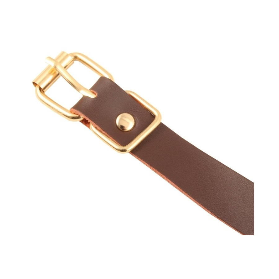Brown Real Leather Bondage Kit