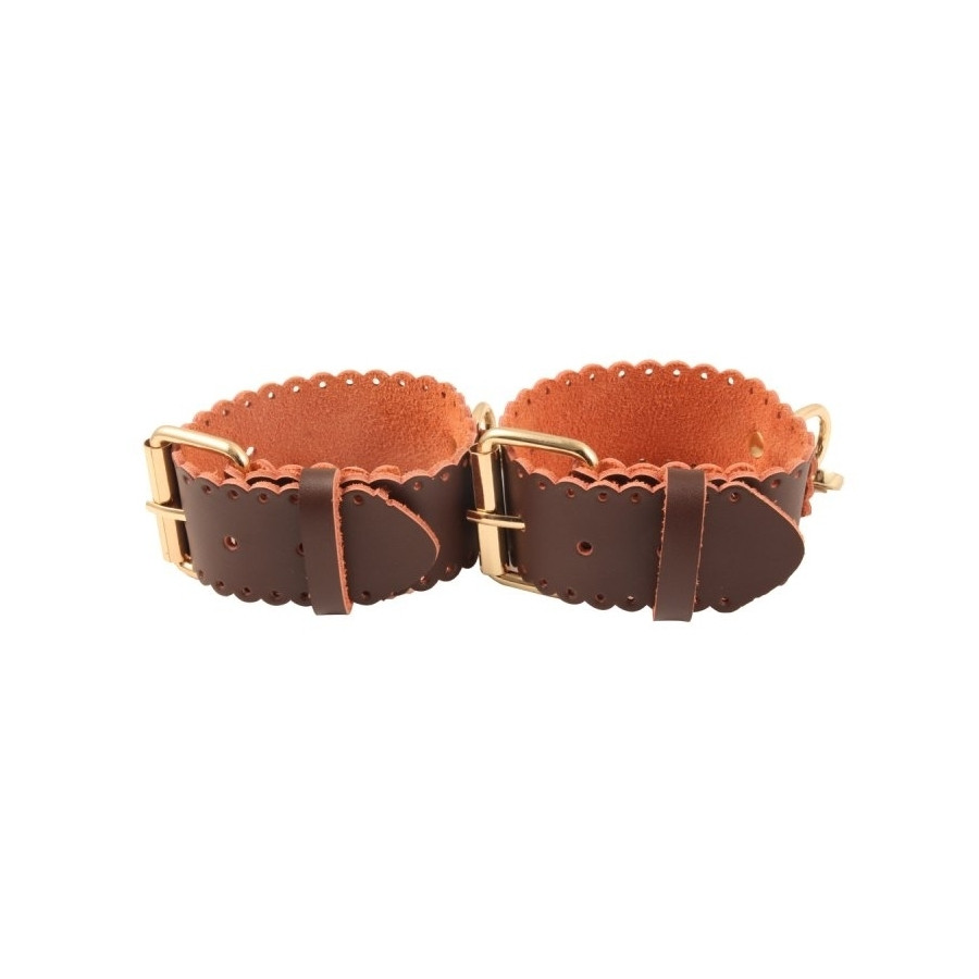 Brown Real Leather Bondage Kit