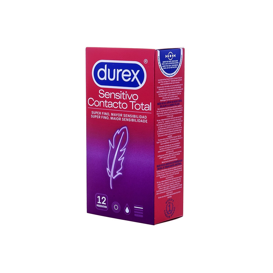Thin Condoms Sensitive Contact Total x12 Thin Condoms Sensitive Contact Total x12