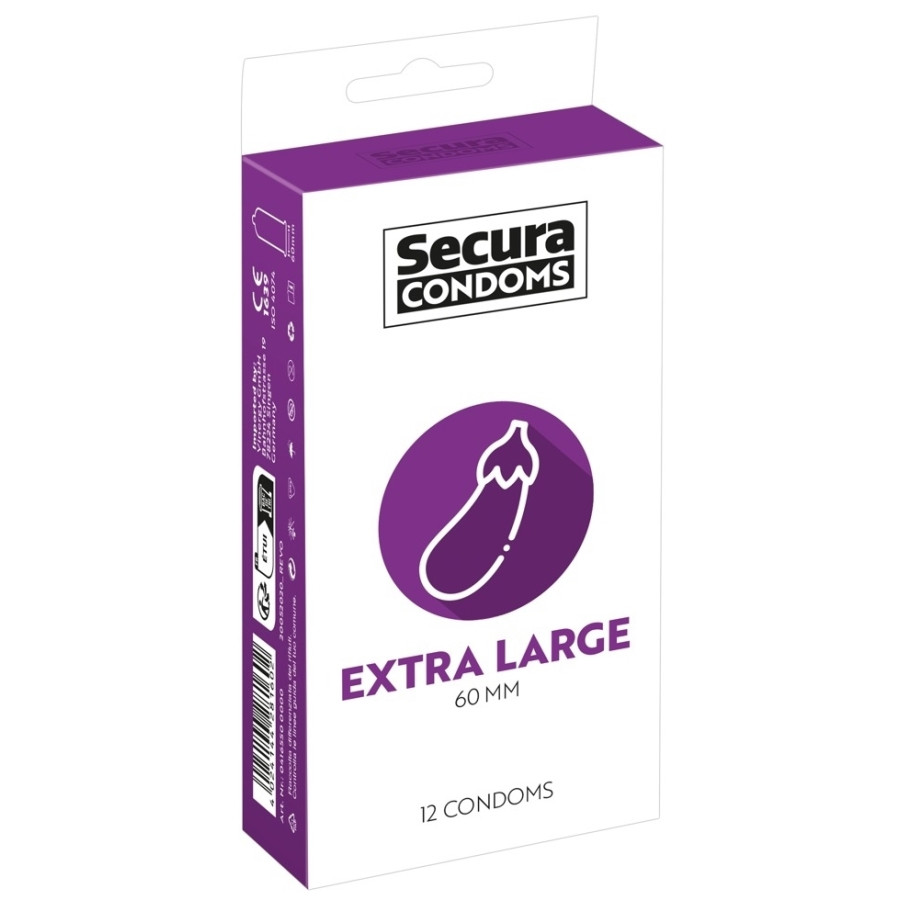 Condoms XXL Latex Extra Large x12 Condoms XXL Latex Extra Large x12