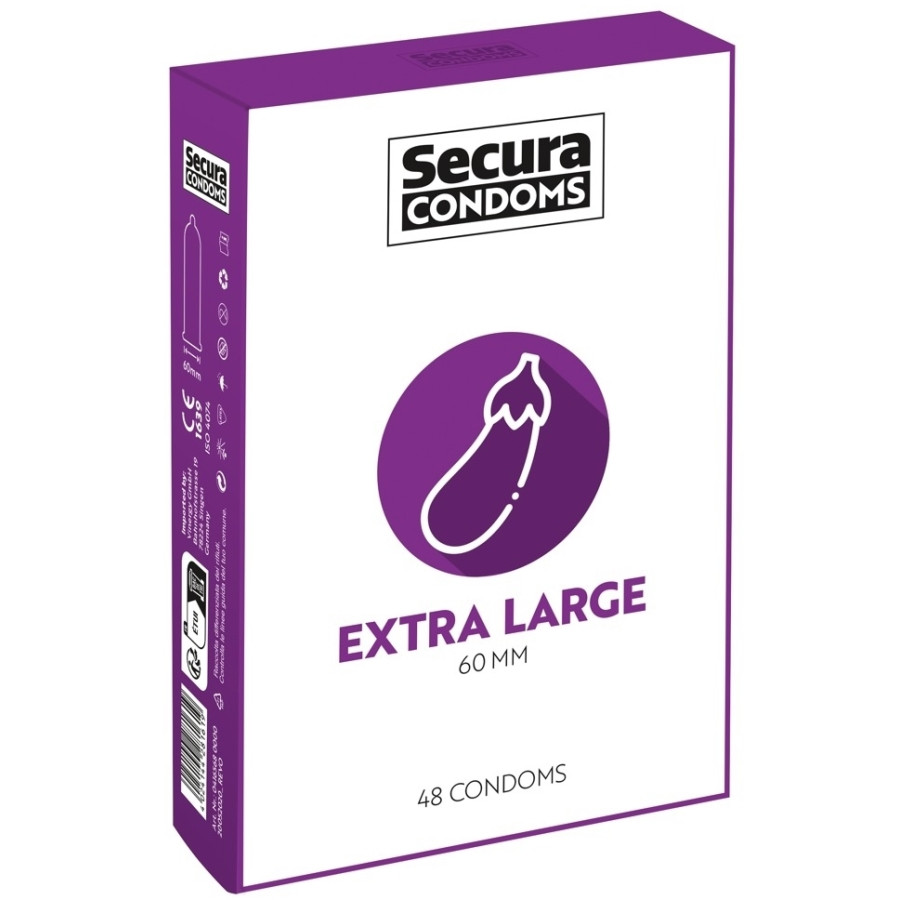 Condoms XXL Latex Extra Large x48 Condoms XXL Latex Extra Large x48