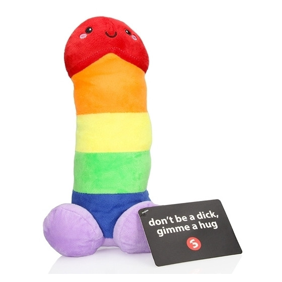 Rainbow Penis Plush 30cm