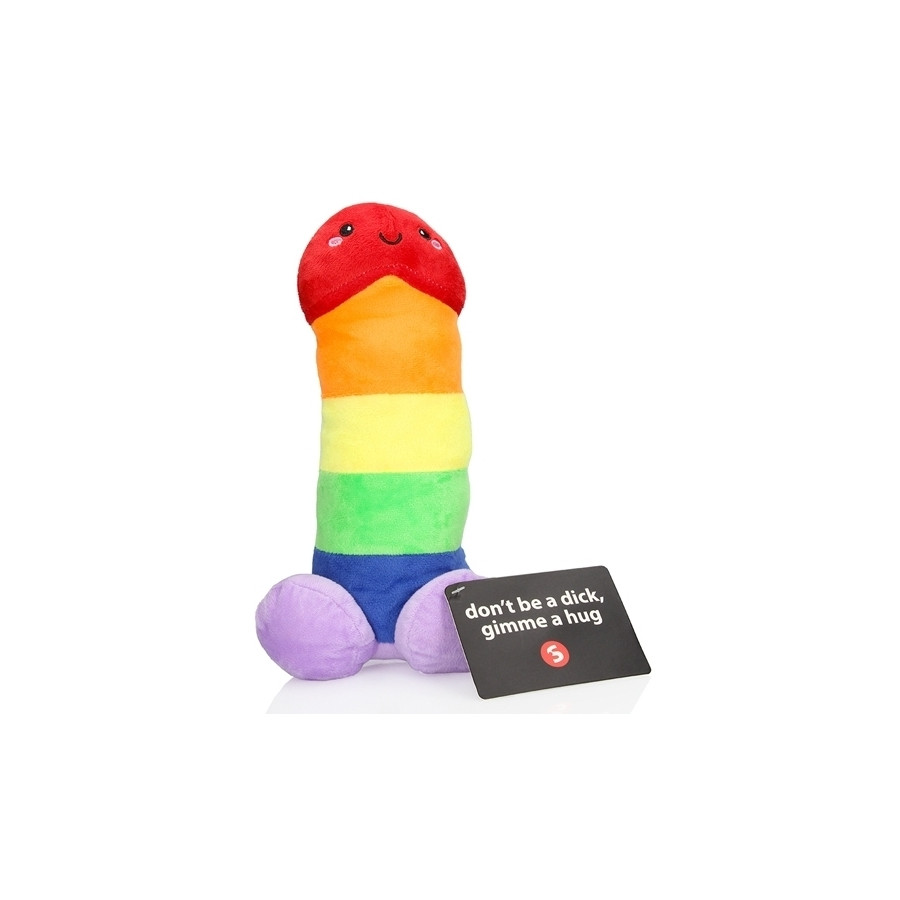 Rainbow Penis Plush 30cm