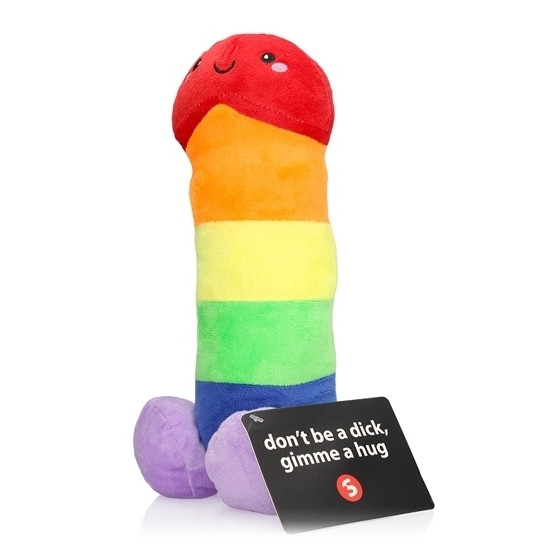 Rainbow Penis Plush 30cm