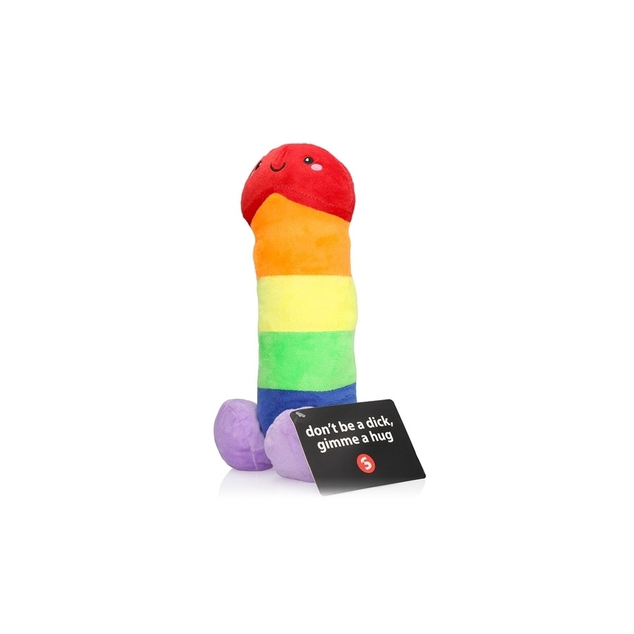 Rainbow Penis Plush 30cm