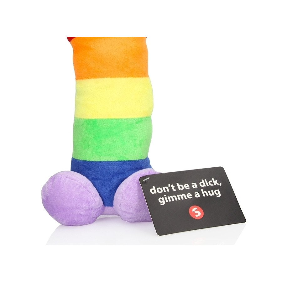 Rainbow Penis Plush 30cm