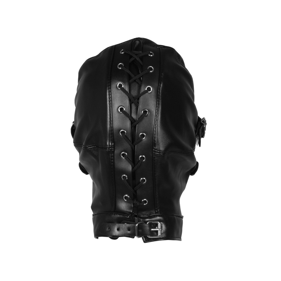 Cagoule avec Masque et Bâillon Blind Mask Gag Noire