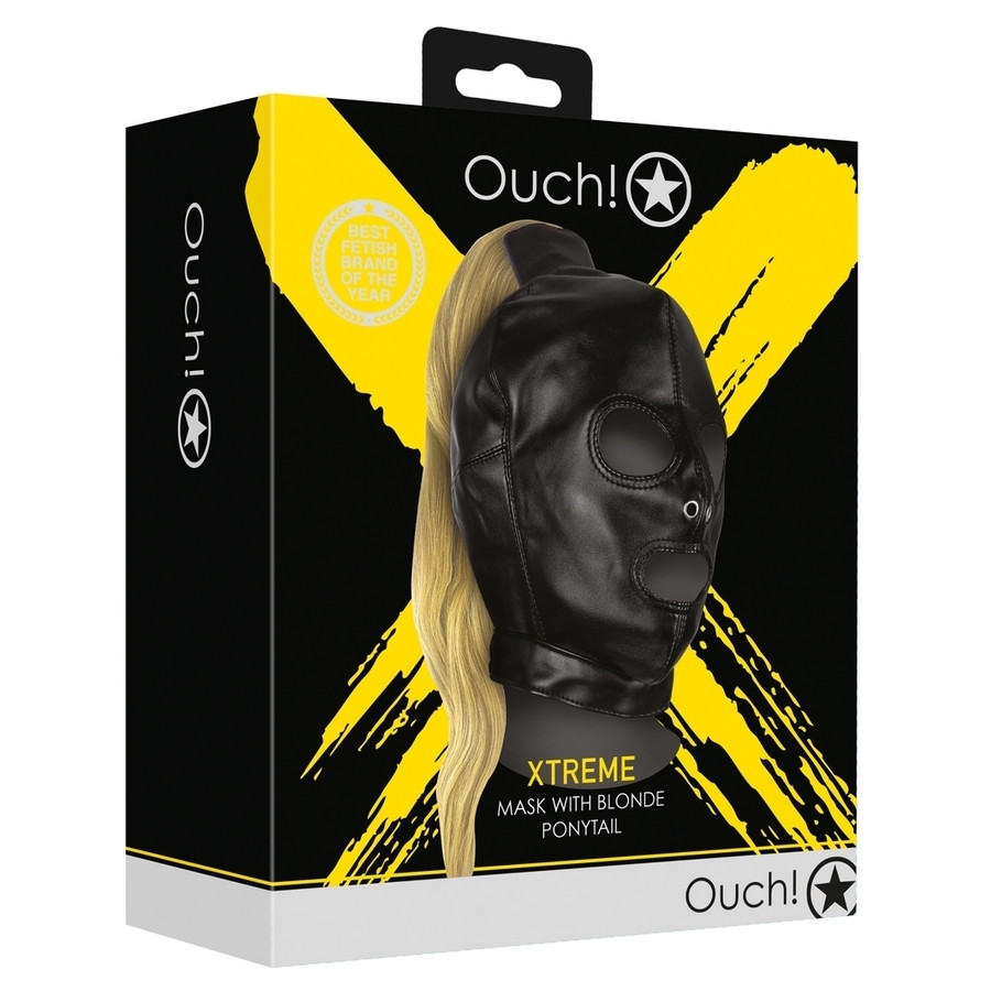 Cagoule avec Queue de Cheval Blonde Hood Tail