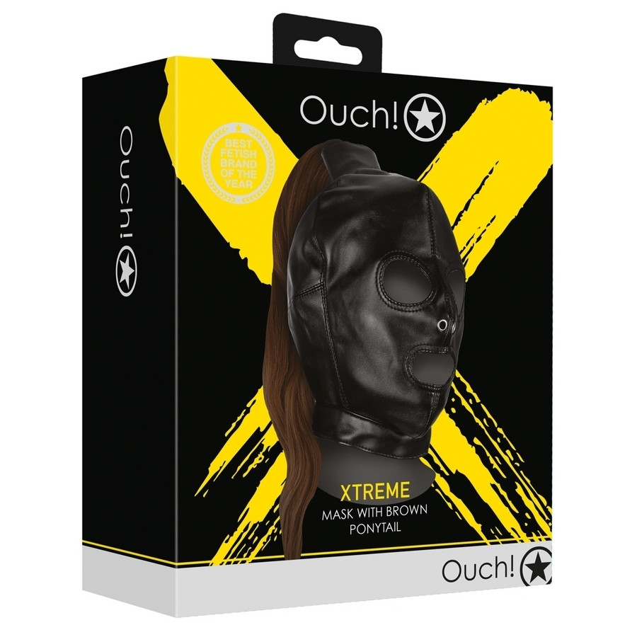 Cagoule Queue de cheval Brune Hood Tail