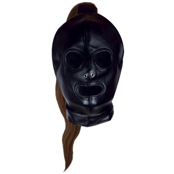 Cagoule Queue de cheval Brune Hood Tail