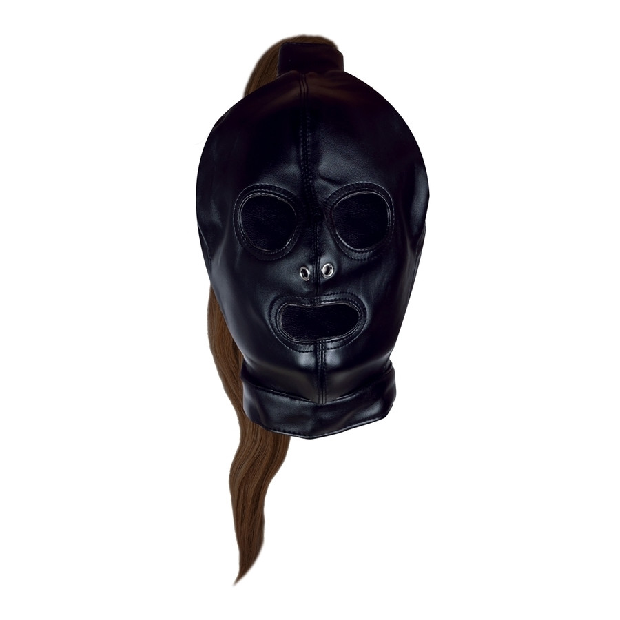 Cagoule Queue de cheval Brune Hood Tail