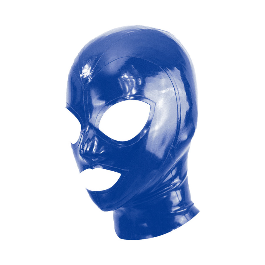 Cagoule en Latex Texie Bleu