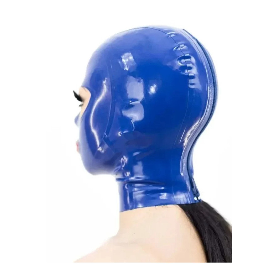 Cagoule en Latex Texie Bleu