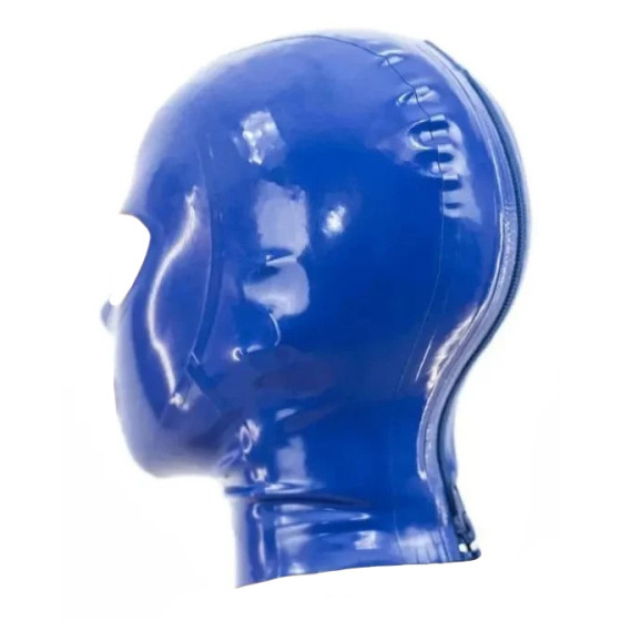 Cagoule en Latex Texie Bleu