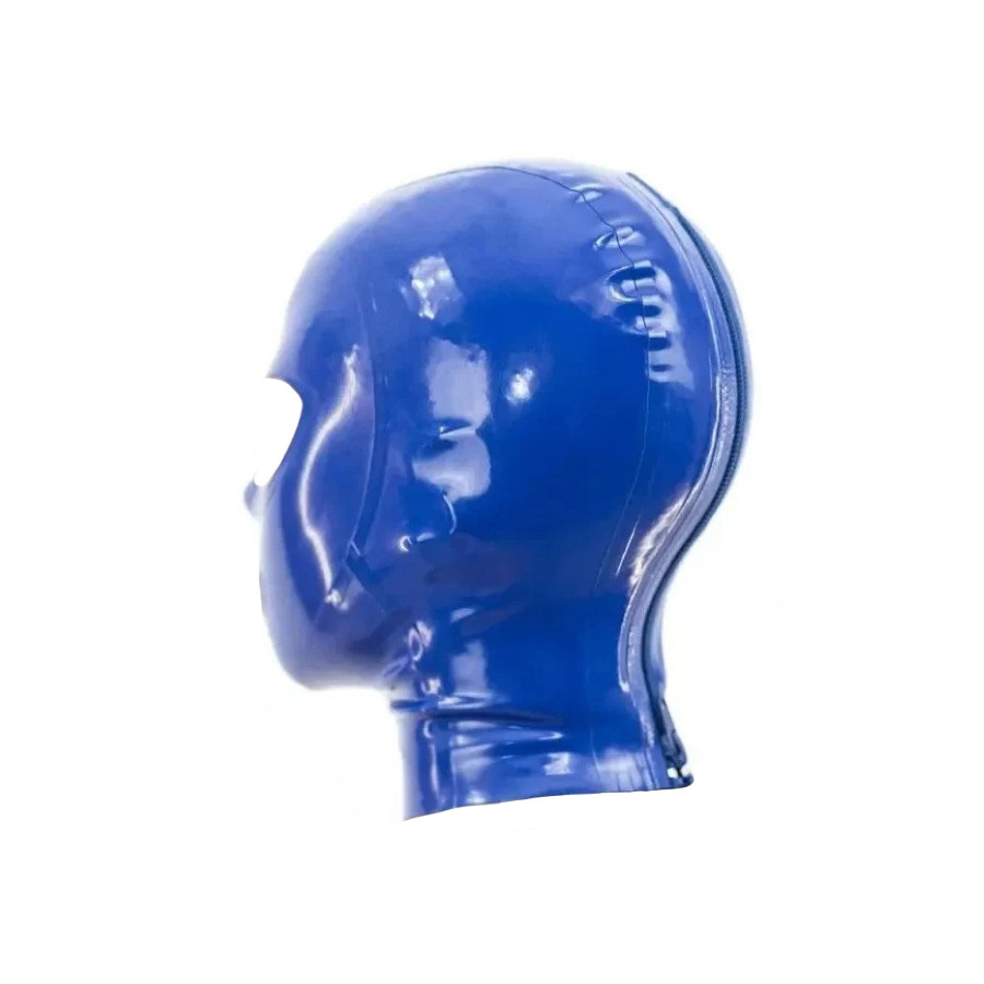 Cagoule en Latex Texie Bleu