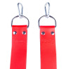 Lot de 2 supports Pieds pour Sling en Cuir Rouge