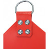 Sling en cuir 4 Points Ajusté Rouge