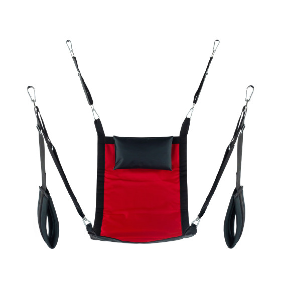 Rectangle Fabric Sling - Complete Set Red