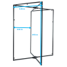 Structure en métal pour Sling Platinium