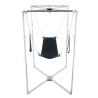 Kit Sling Cuir Triangle Noir Armature Grise