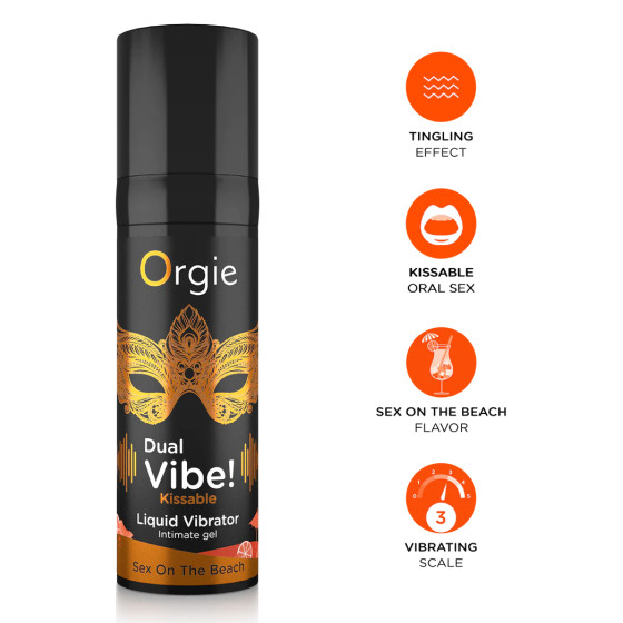 Gel Stimulant Dual Vibe Sex On The Beach 15ml