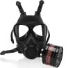 Komplet Breath Black gas mask