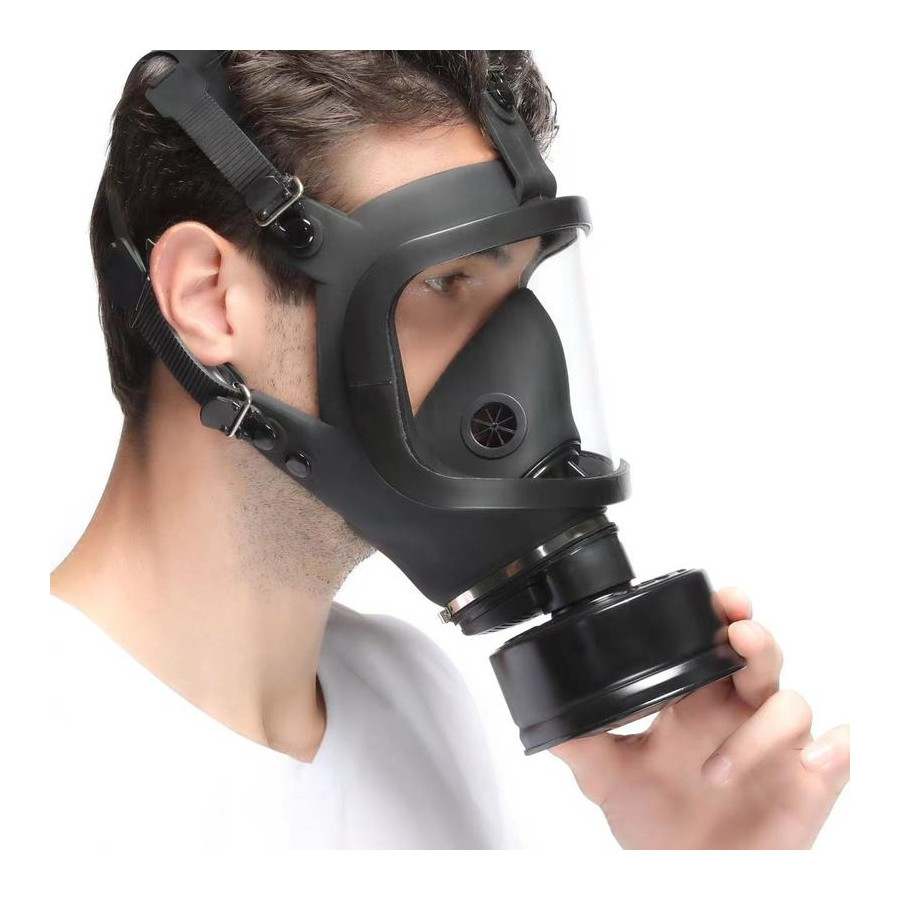 Masque à gaz Full Visu Noir
