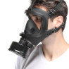 Full Visu Black gas mask