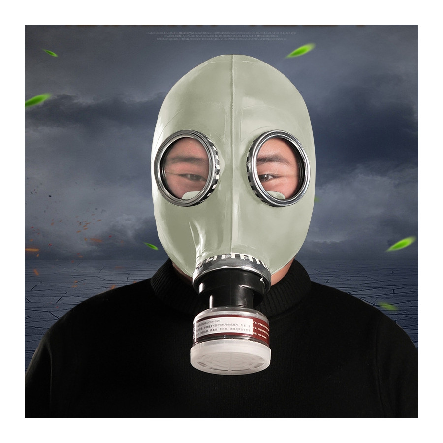 Breath Game Grey gas mask with filter