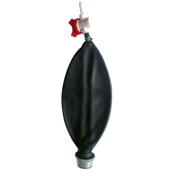 Breathing bag for gas mask