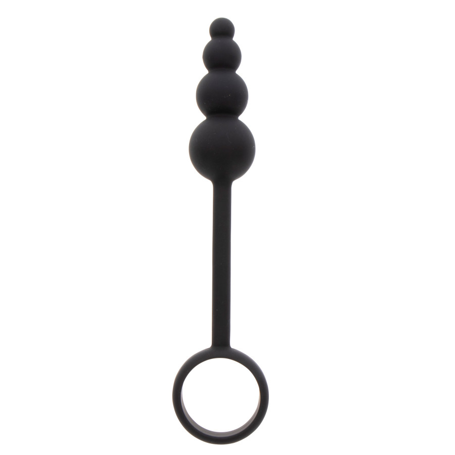 Cockring Plug anal Beads Ring 8.5 x 3.5 cm Black Cockring Plug anal Beads Ring 8.5 x 3.5 cm Black
