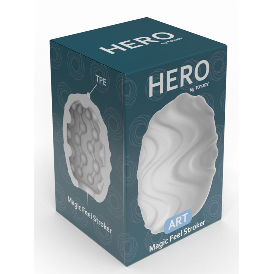 Hero Art Masturbation Egg White
