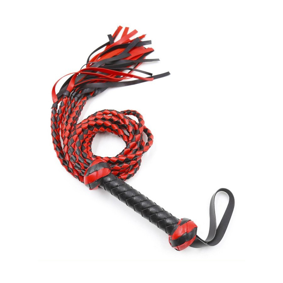 Martinet long Tigress 78cm Noir-Rouge