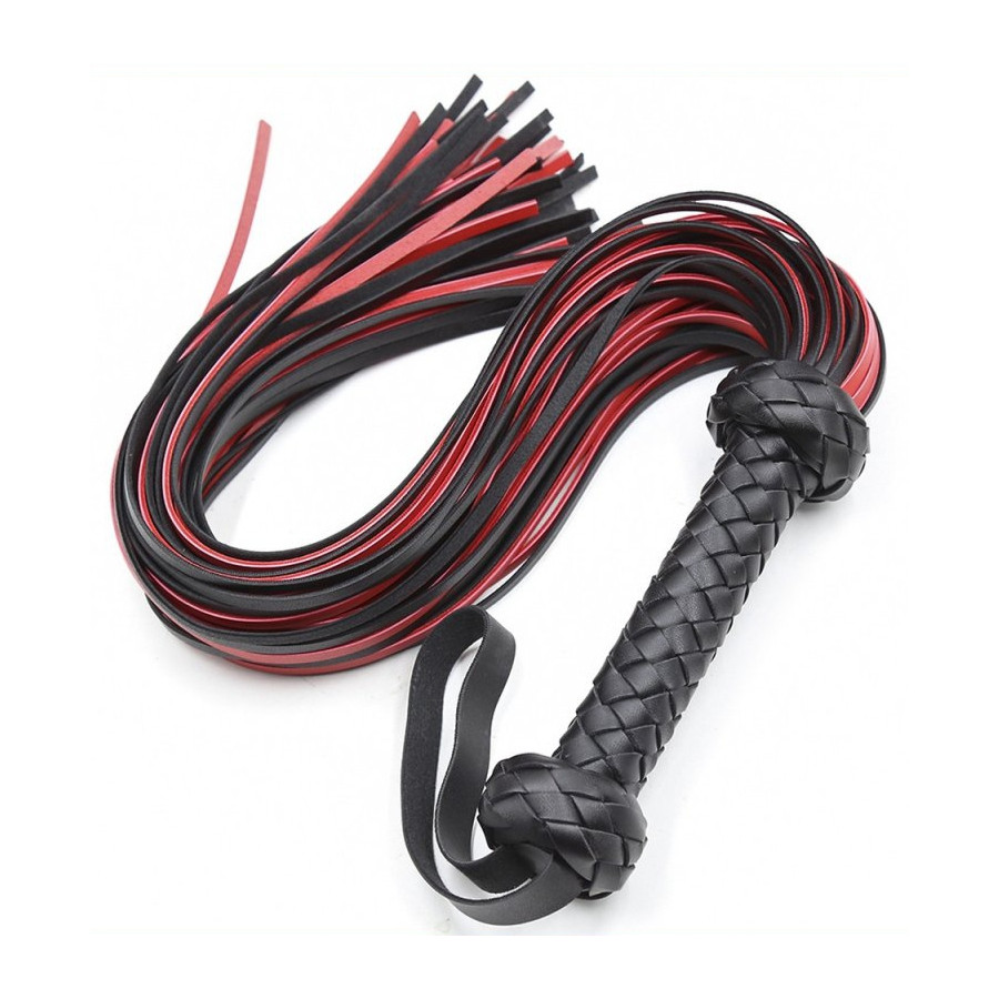 Martinet Lofy Whip 65cm Noir-Rouge