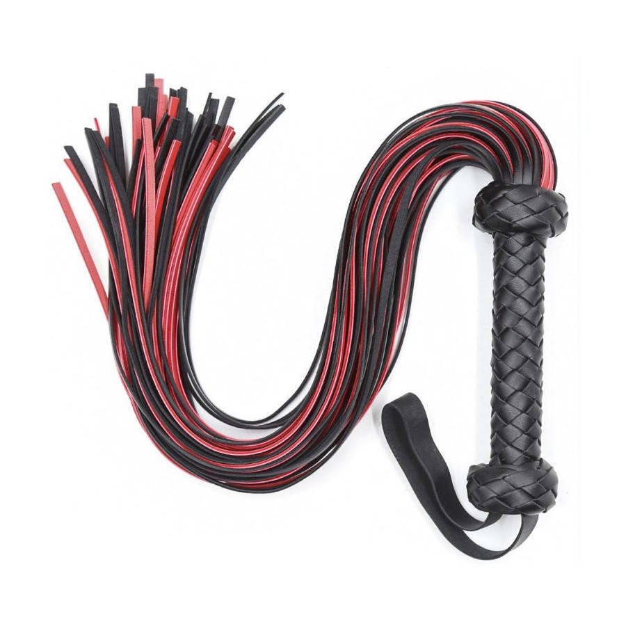 Martinet Lofy Whip 65cm Noir-Rouge