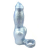 Gaine de pénis Knot 18 x 6.5 cm Bleu