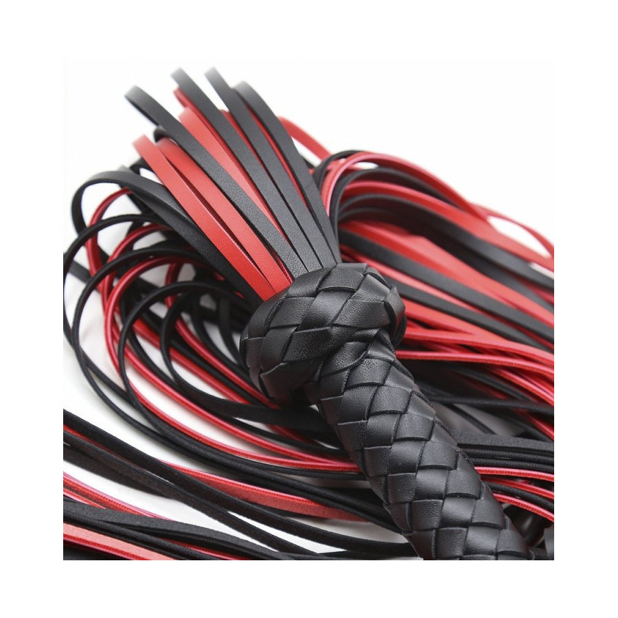 Martinet Lofy Whip 65cm Noir-Rouge