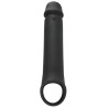Gaine de pénis vibrante Extension Rebel 19 x 4.5cm