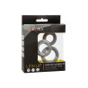 Set of 3 Link Up Grey Cockrings