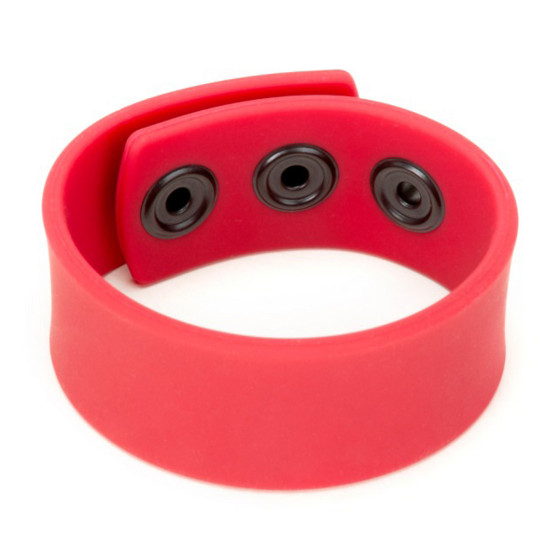 Adjustable Cockring Cock Strap Red
