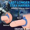 Cockring Poseidon's Octo-ring Bleu