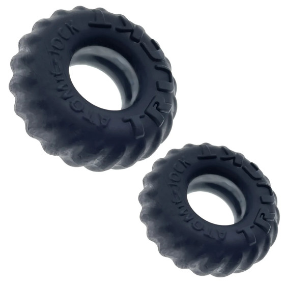 Lot de 2 Anneaux péniens Truckt Noirs