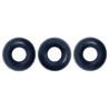 Pack de 3 Cockrings Do-Nut 1 20 mm Noirs
