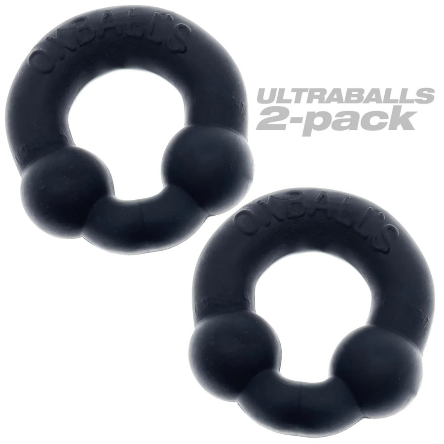Pack Cockrings Ultraballs Noirs Pack Cockrings Ultraballs Noirs