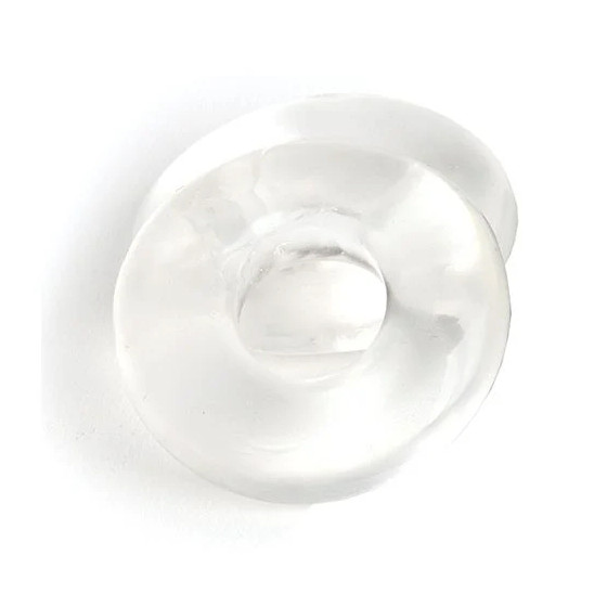 Lot de 2 Cockrings souples Stacker 20 mm Transparents