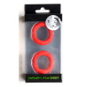 Lot de 2 Cockrings Ready Rings Rouges