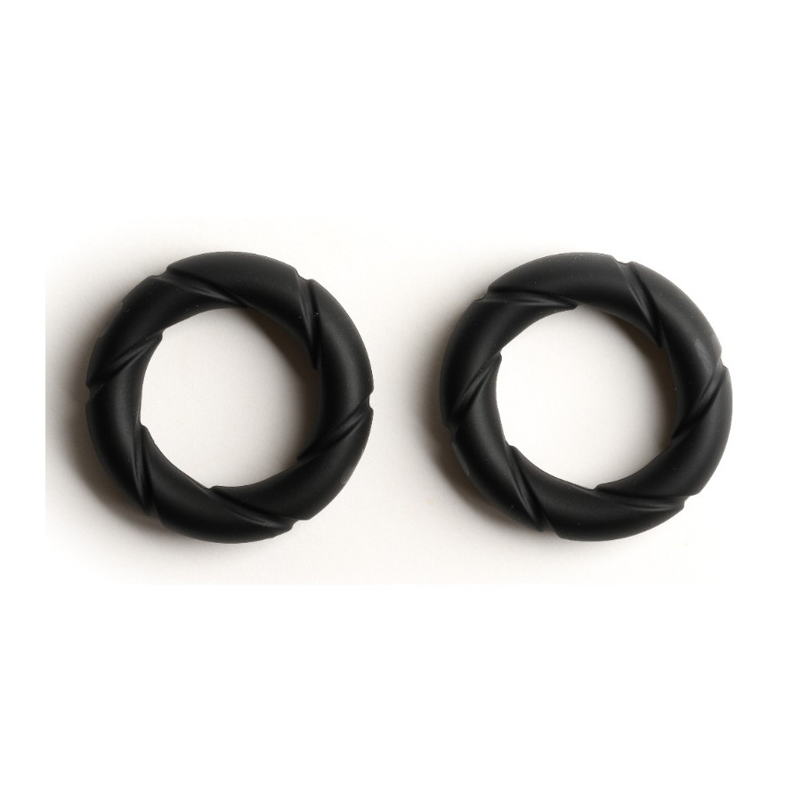 Lot de 2 Cockrings Ready Rings Noirs Lot de 2 Cockrings Ready Rings Noirs