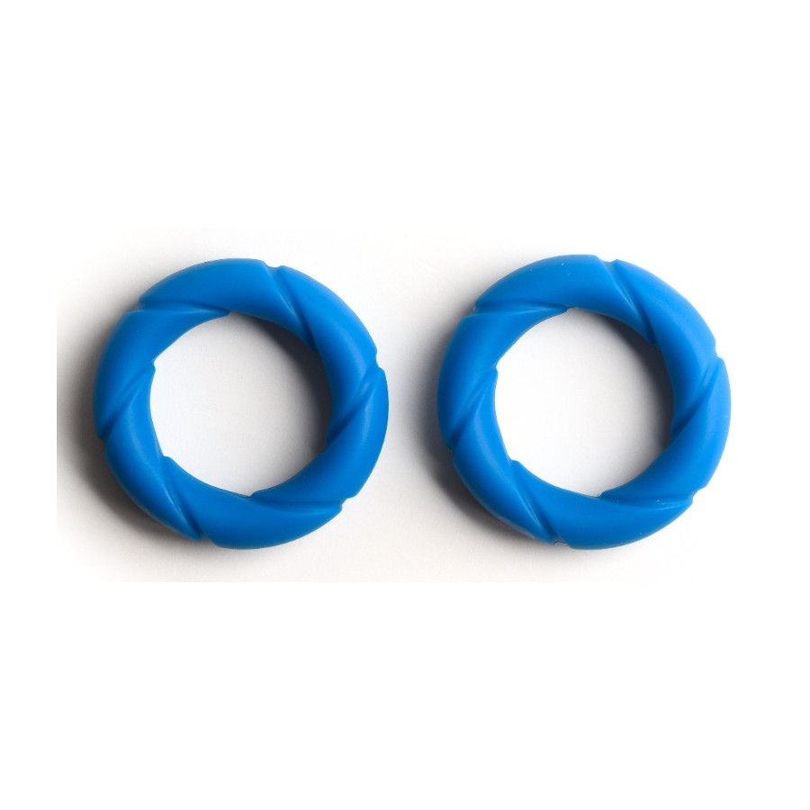 Lot de 2 Cockrings Ready Rings Bleus Lot de 2 Cockrings Ready Rings Bleus